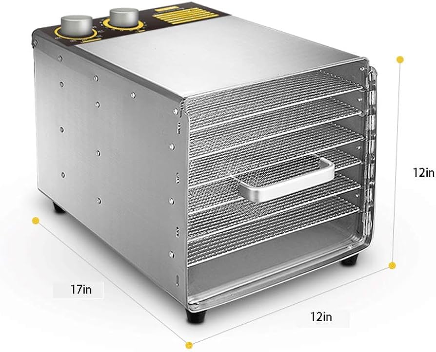 Deshidratadora Profesional de 6 Bandejas