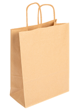 Bolsa De Papel Con Asas 22x10x29 (100, 200, 300 Uni)