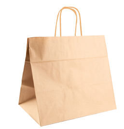 Bolsa De Papel Con Asas 32X20X30 ( 50, 100, 250 Und)