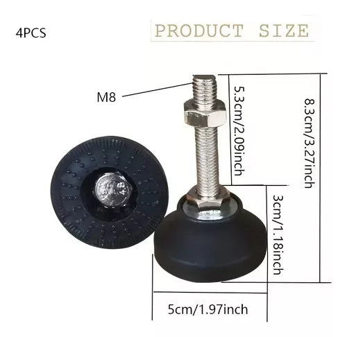 Nivelador De Patas De Muebles Ajustable