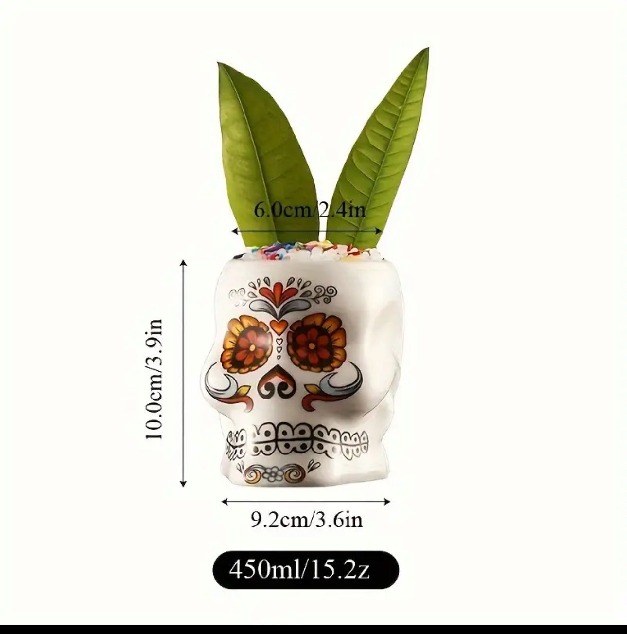Vaso Tiki Calavera 450ml