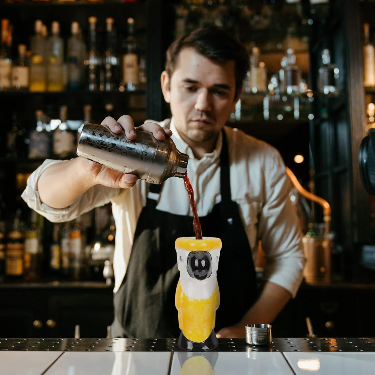 Vaso Tiki Tucan Hawaino