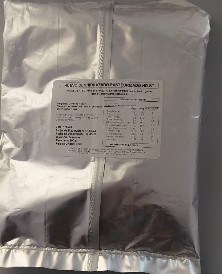 Huevo deshidratado pasteurizado 500g
