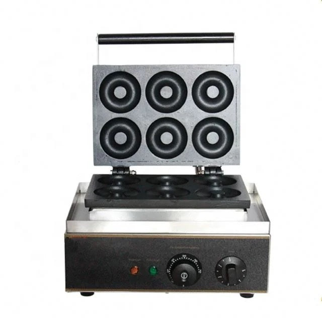 Waflera Industrial Donuts 6 uni + 1 Premezcla Gratis
