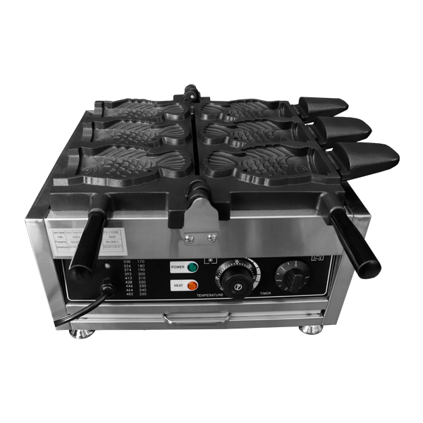 Waflera Industrial Pez Taiyaki + 1 Premezcla Gratis