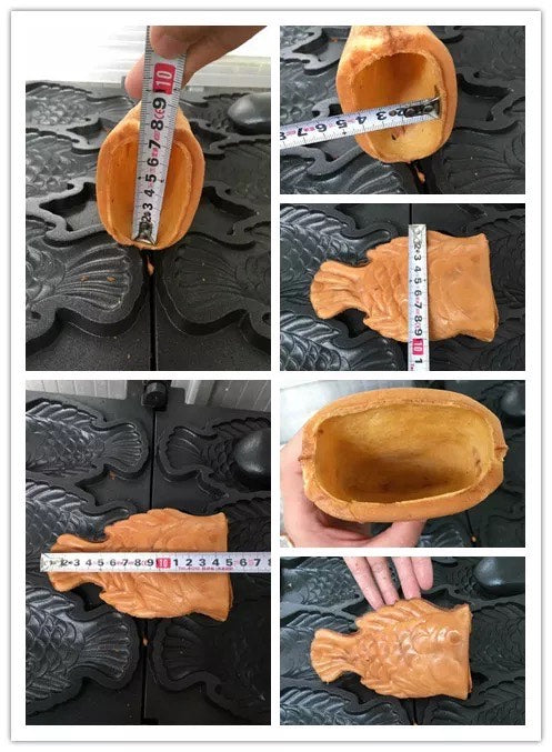 Waflera Industrial Pez Taiyaki + 1 Premezcla Gratis