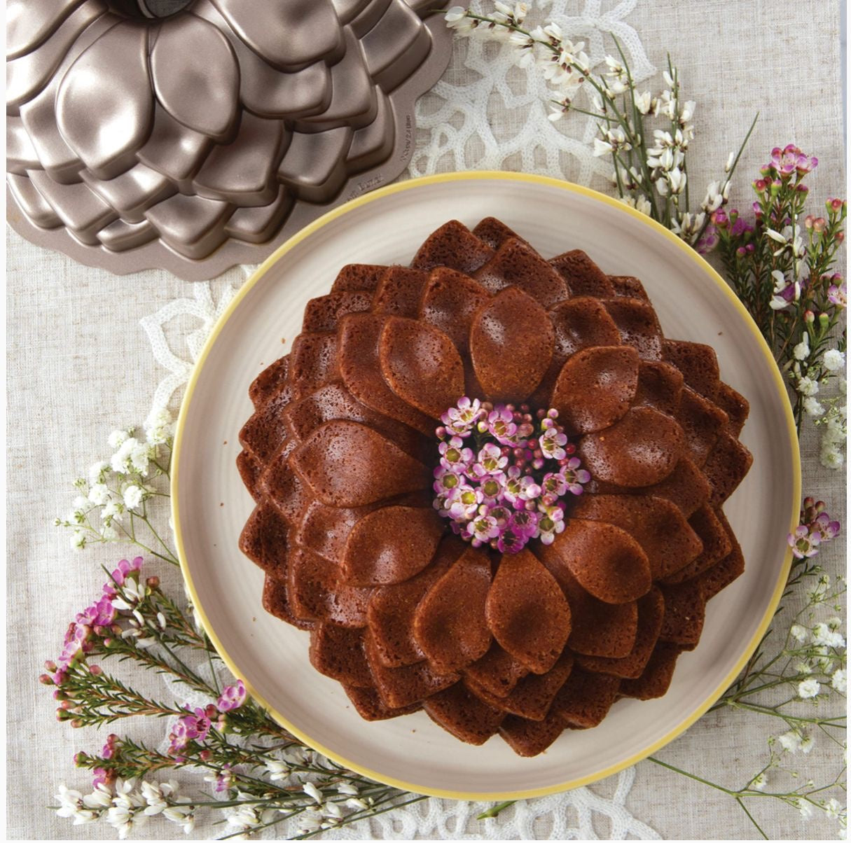 Molde Bundt Flor Antiadherente Repostería