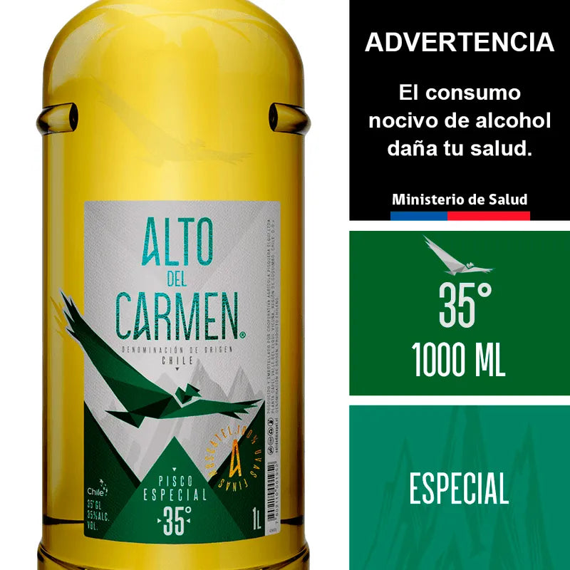 Pisco Alto del Carmen 35°