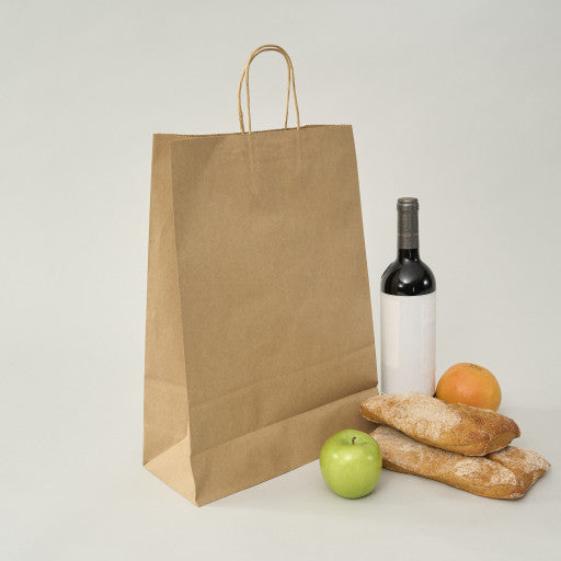 Bolsa De Papel Con Asas 27x16x29 (100, 200, 300und)