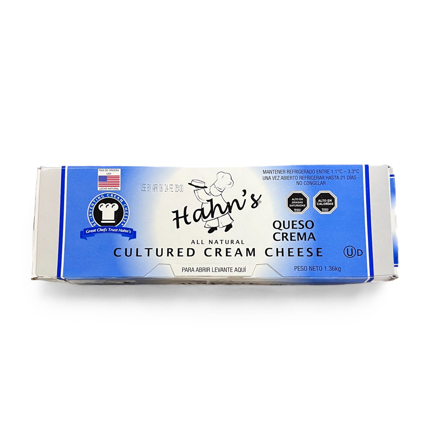 Queso Crema Hahns 1,3kg