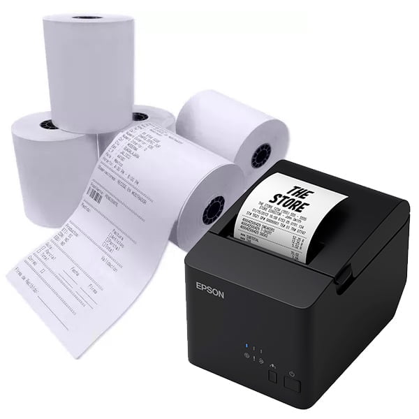 Rollo Termico 80x80 Mm 70grs Color Blanco