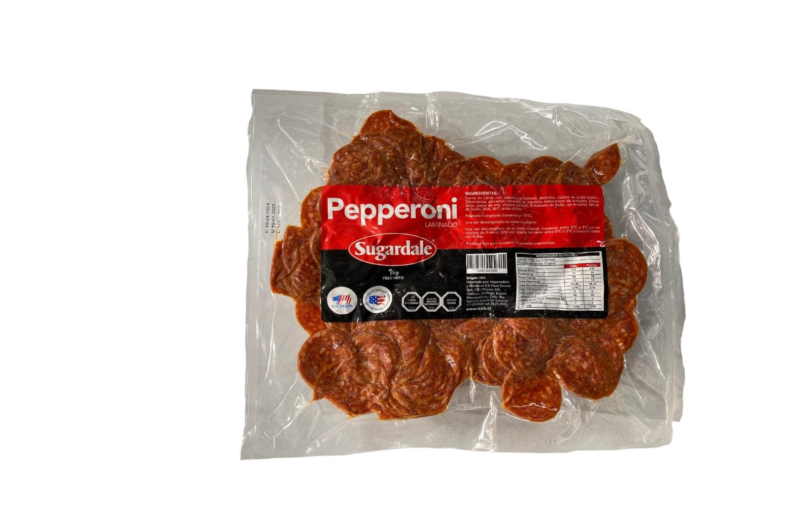 Pepperoni americano sugardale 1kg